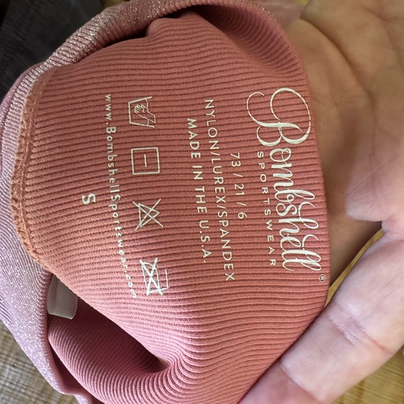 Bombshell Sportswear Dusty Pink Activewear Set - Picture 11 of 11